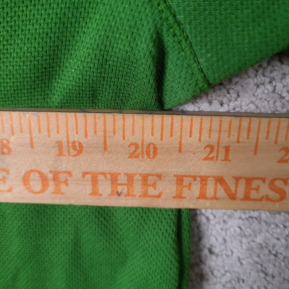 Banana Republic Shirt Mens Large Green Polo Core Temp Cotton Blend Casual